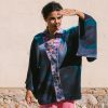 genoveva hita- creadora textil - silk kimono - anochecer