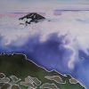 genoveva hita- creadora textil - cuadro seda - mar de nubes